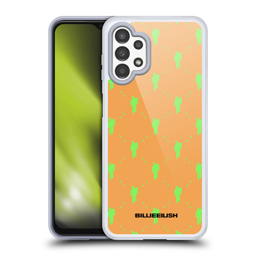 Billie Eilish Key Art Blohsh Pattern Soft Gel Case for Samsung Galaxy A13 (2022)