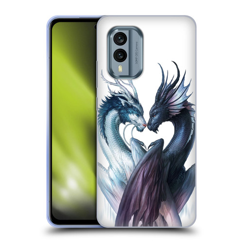 Jonas "JoJoesArt" Jödicke Wildlife 2 Yin And Yang Dragons Soft Gel Case for Nokia X30