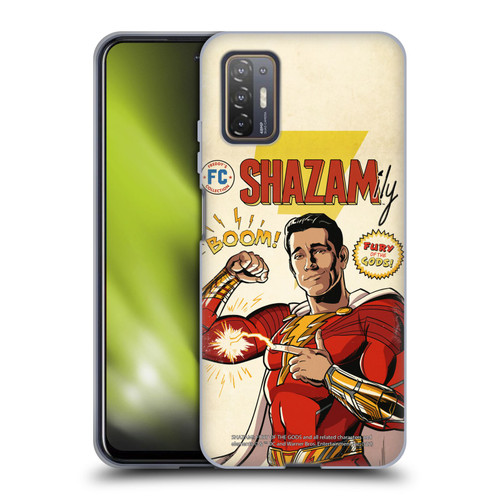 Shazam!: Fury Of The Gods Graphics Comic Soft Gel Case for HTC Desire 21 Pro 5G