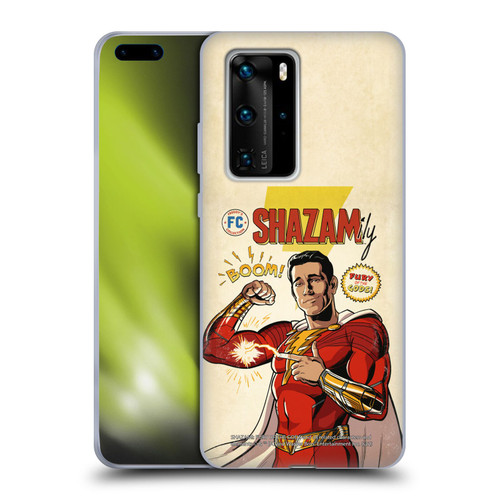 Shazam!: Fury Of The Gods Graphics Comic Soft Gel Case for Huawei P40 Pro / P40 Pro Plus 5G