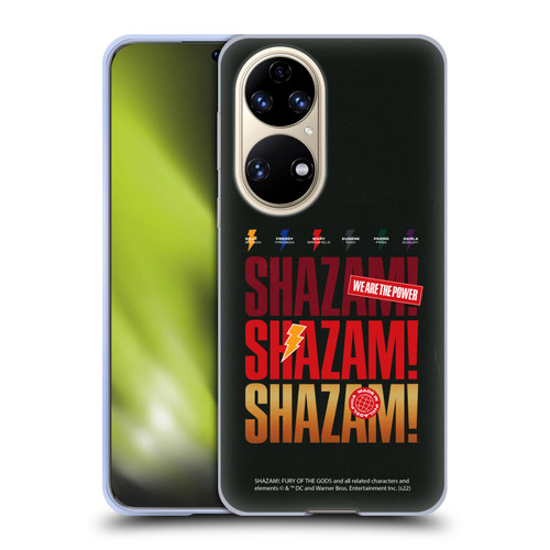 Shazam!: Fury Of The Gods Graphics Logo Soft Gel Case for Huawei P50