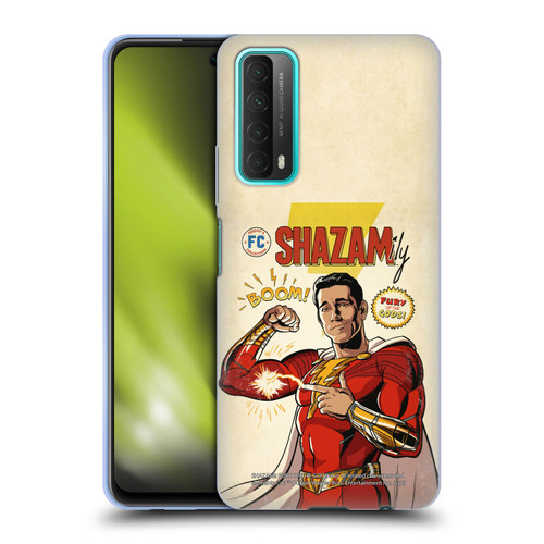 Shazam!: Fury Of The Gods Graphics Comic Soft Gel Case for Huawei P Smart (2021)