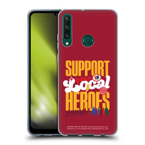 Shazam!: Fury Of The Gods Graphics Typography Soft Gel Case for Huawei Y6p