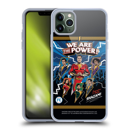 Shazam!: Fury Of The Gods Graphics Character Art Soft Gel Case for Apple iPhone 11 Pro Max
