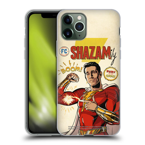 Shazam!: Fury Of The Gods Graphics Comic Soft Gel Case for Apple iPhone 11 Pro