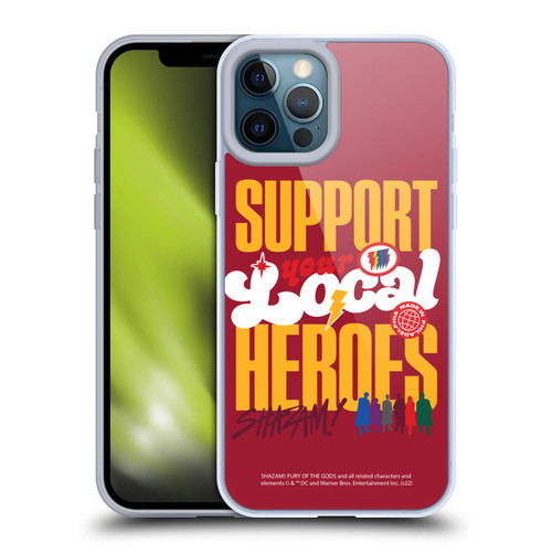 Shazam!: Fury Of The Gods Graphics Typography Soft Gel Case for Apple iPhone 12 Pro Max