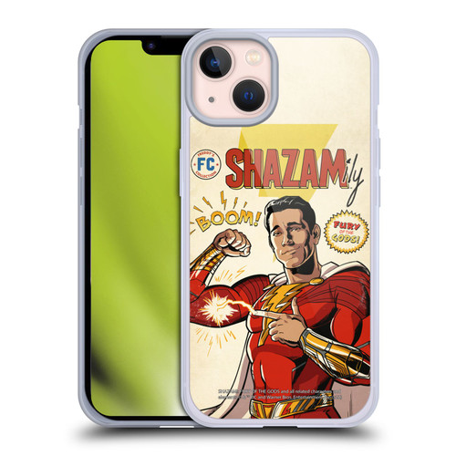 Shazam!: Fury Of The Gods Graphics Comic Soft Gel Case for Apple iPhone 13