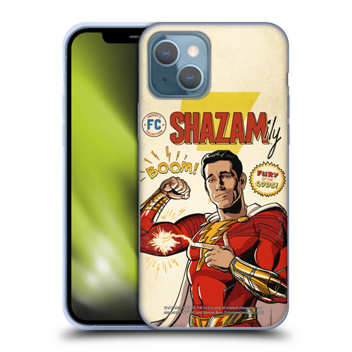 Shazam!: Fury Of The Gods Graphics Comic Soft Gel Case for Apple iPhone 13