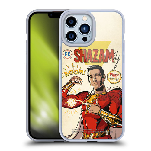 Shazam!: Fury Of The Gods Graphics Comic Soft Gel Case for Apple iPhone 13 Pro Max
