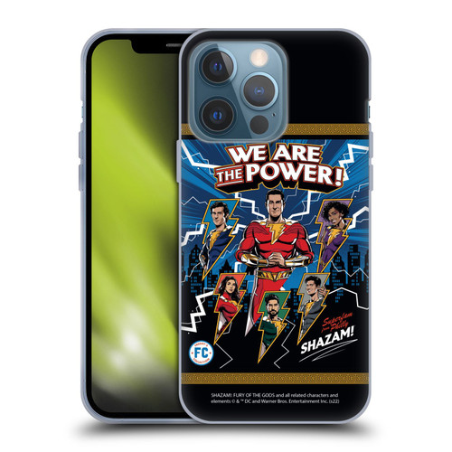 Shazam!: Fury Of The Gods Graphics Character Art Soft Gel Case for Apple iPhone 13 Pro