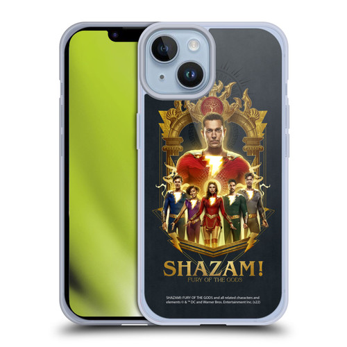 Shazam!: Fury Of The Gods Graphics Group Soft Gel Case for Apple iPhone 14