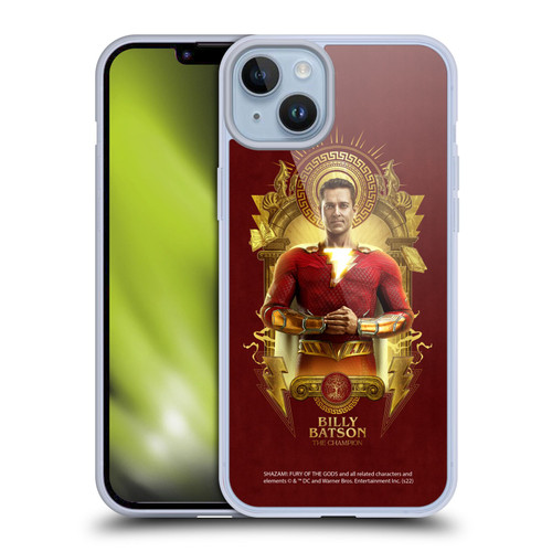 Shazam!: Fury Of The Gods Graphics Billy Soft Gel Case for Apple iPhone 14 Plus