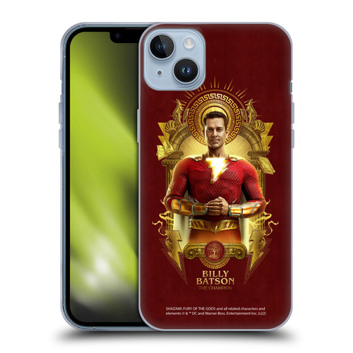 Shazam!: Fury Of The Gods Graphics Billy Soft Gel Case for Apple iPhone 14 Plus