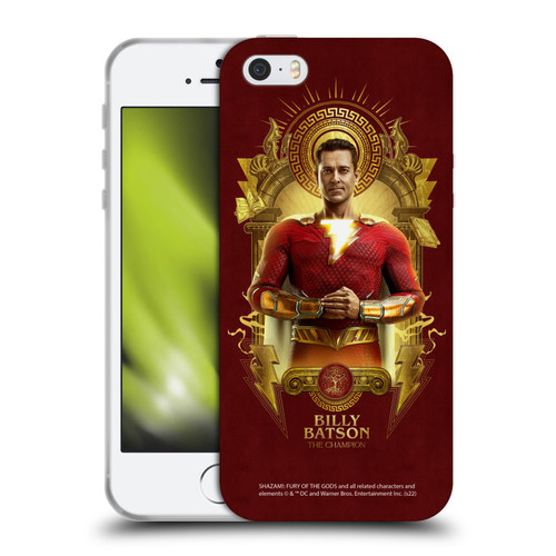 Shazam!: Fury Of The Gods Graphics Billy Soft Gel Case for Apple iPhone 5 / 5s / iPhone SE 2016