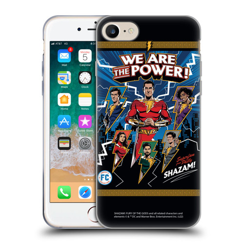 Shazam!: Fury Of The Gods Graphics Character Art Soft Gel Case for Apple iPhone 7 / 8 / SE 2020 & 2022
