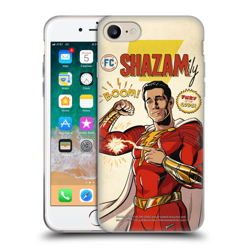 Shazam!: Fury Of The Gods Graphics Comic Soft Gel Case for Apple iPhone 7 / 8 / SE 2020 & 2022