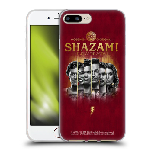 Shazam!: Fury Of The Gods Graphics Poster Soft Gel Case for Apple iPhone 7 Plus / iPhone 8 Plus
