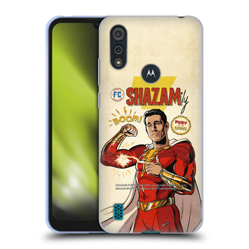 Shazam!: Fury Of The Gods Graphics Comic Soft Gel Case for Motorola Moto E6s (2020)