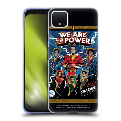 Shazam!: Fury Of The Gods Graphics Character Art Soft Gel Case for Google Pixel 4 XL