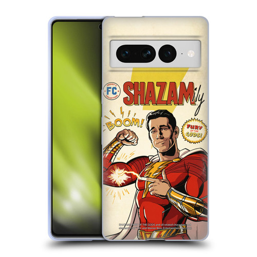 Shazam!: Fury Of The Gods Graphics Comic Soft Gel Case for Google Pixel 7 Pro
