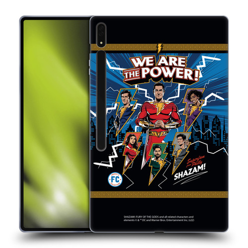 Shazam!: Fury Of The Gods Graphics Character Art Soft Gel Case for Samsung Galaxy Tab S8 Ultra