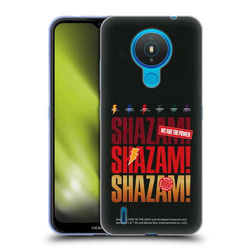 Shazam!: Fury Of The Gods Graphics Logo Soft Gel Case for Nokia 1.4