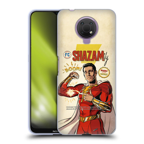 Shazam!: Fury Of The Gods Graphics Comic Soft Gel Case for Nokia G10