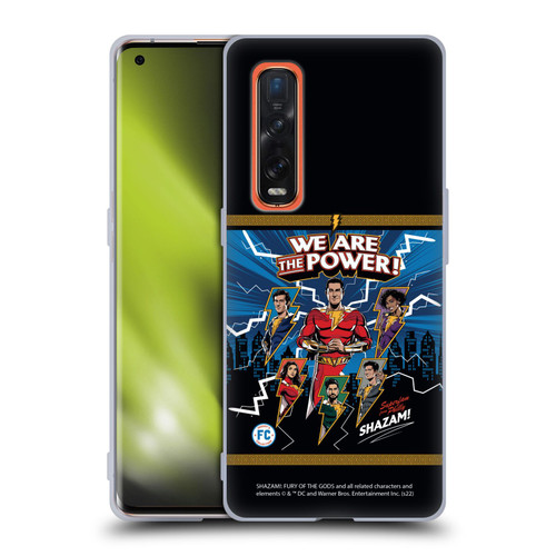 Shazam!: Fury Of The Gods Graphics Character Art Soft Gel Case for OPPO Find X2 Pro 5G