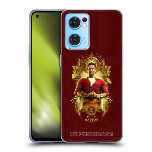 Shazam!: Fury Of The Gods Graphics Billy Soft Gel Case for OPPO Reno7 5G / Find X5 Lite
