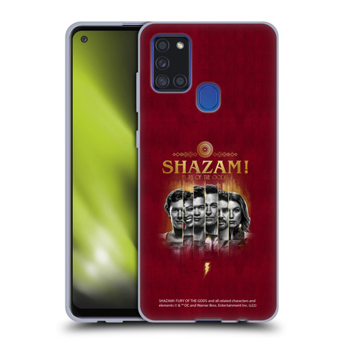 Shazam!: Fury Of The Gods Graphics Poster Soft Gel Case for Samsung Galaxy A21s (2020)