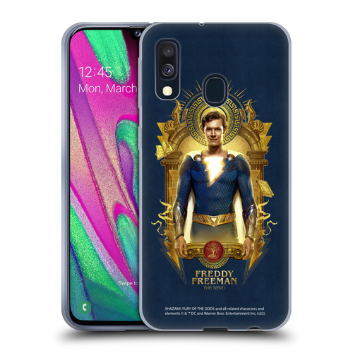 Shazam!: Fury Of The Gods Graphics Freddy Soft Gel Case for Samsung Galaxy A40 (2019)
