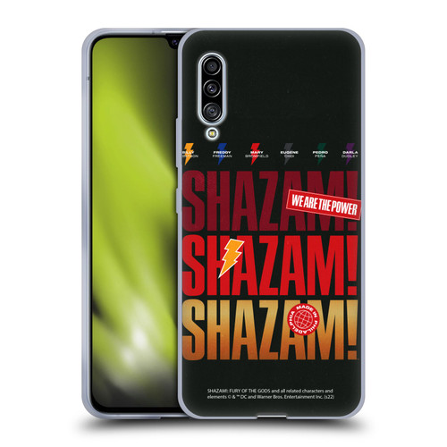 Shazam!: Fury Of The Gods Graphics Logo Soft Gel Case for Samsung Galaxy A90 5G (2019)