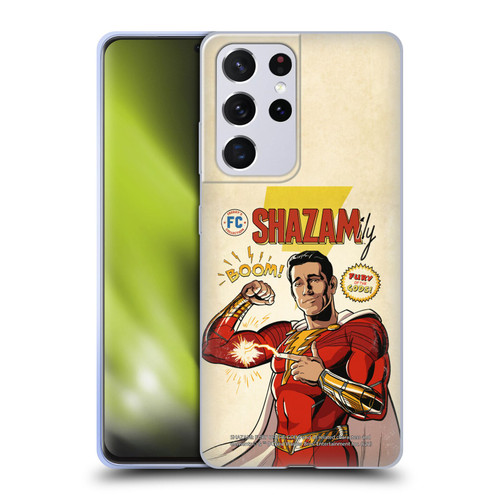 Shazam!: Fury Of The Gods Graphics Comic Soft Gel Case for Samsung Galaxy S21 Ultra 5G