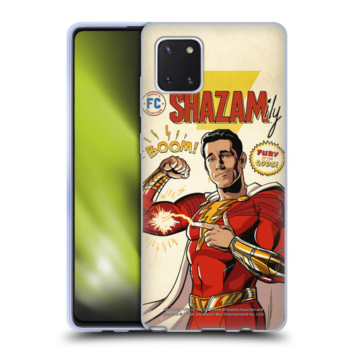 Shazam!: Fury Of The Gods Graphics Comic Soft Gel Case for Samsung Galaxy Note10 Lite