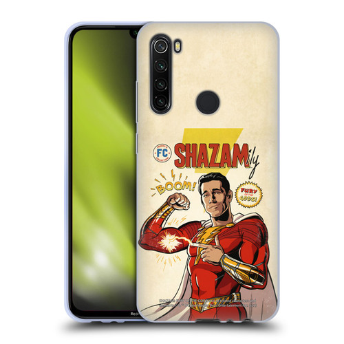 Shazam!: Fury Of The Gods Graphics Comic Soft Gel Case for Xiaomi Redmi Note 8T