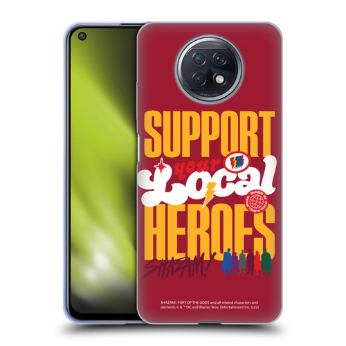 Shazam!: Fury Of The Gods Graphics Typography Soft Gel Case for Xiaomi Redmi Note 9T 5G