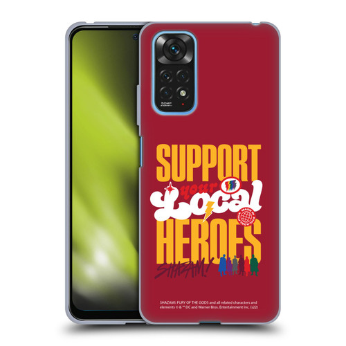 Shazam!: Fury Of The Gods Graphics Typography Soft Gel Case for Xiaomi Redmi Note 11 / Redmi Note 11S