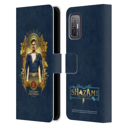 Shazam!: Fury Of The Gods Graphics Freddy Leather Book Wallet Case Cover For HTC Desire 21 Pro 5G