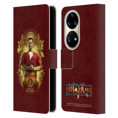 Shazam!: Fury Of The Gods Graphics Billy Leather Book Wallet Case Cover For Huawei P50 Pro