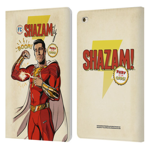 Shazam!: Fury Of The Gods Graphics Comic Leather Book Wallet Case Cover For Apple iPad mini 4