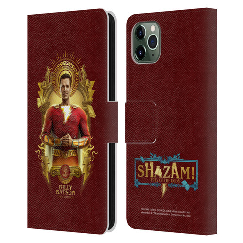 Shazam!: Fury Of The Gods Graphics Billy Leather Book Wallet Case Cover For Apple iPhone 11 Pro Max