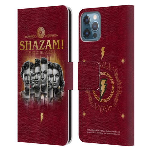 Shazam!: Fury Of The Gods Graphics Poster Leather Book Wallet Case Cover For Apple iPhone 12 / iPhone 12 Pro