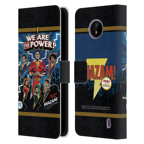 Shazam!: Fury Of The Gods Graphics Character Art Leather Book Wallet Case Cover For Nokia C10 / C20