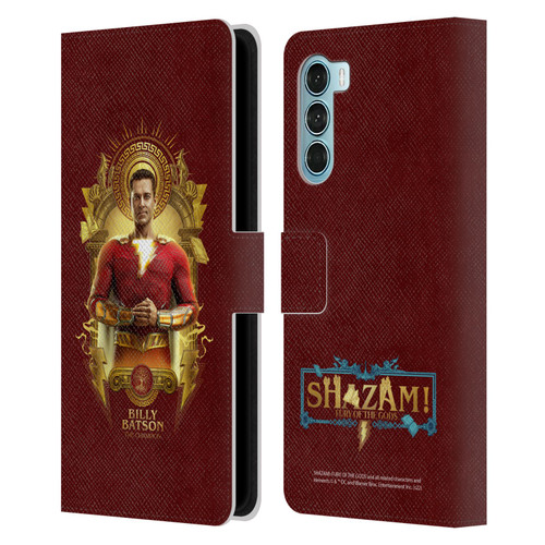 Shazam!: Fury Of The Gods Graphics Billy Leather Book Wallet Case Cover For Motorola Edge S30 / Moto G200 5G