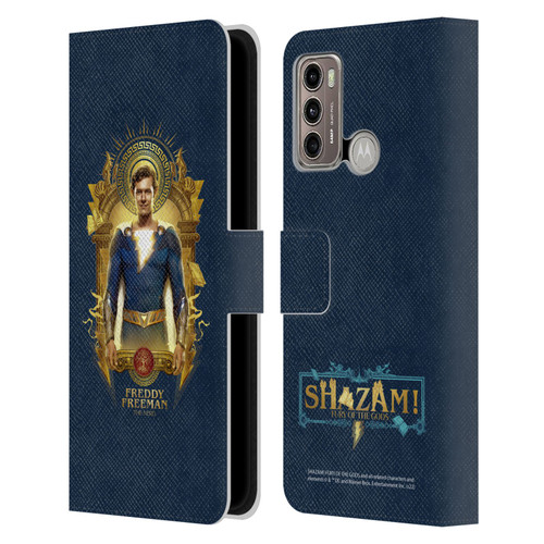 Shazam!: Fury Of The Gods Graphics Freddy Leather Book Wallet Case Cover For Motorola Moto G60 / Moto G40 Fusion