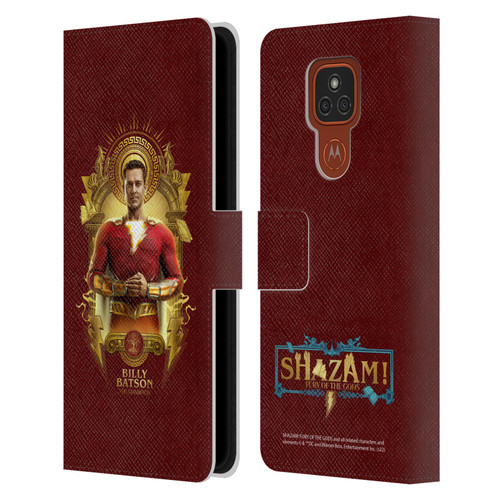 Shazam!: Fury Of The Gods Graphics Billy Leather Book Wallet Case Cover For Motorola Moto E7 Plus