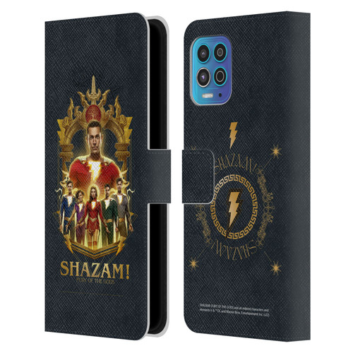 Shazam!: Fury Of The Gods Graphics Group Leather Book Wallet Case Cover For Motorola Moto G100