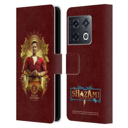 Shazam!: Fury Of The Gods Graphics Billy Leather Book Wallet Case Cover For OnePlus 10 Pro