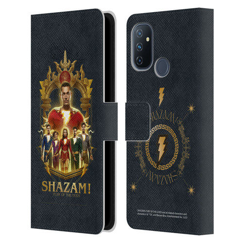 Shazam!: Fury Of The Gods Graphics Group Leather Book Wallet Case Cover For OnePlus Nord N100