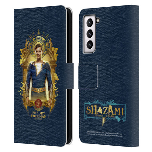 Shazam!: Fury Of The Gods Graphics Freddy Leather Book Wallet Case Cover For Samsung Galaxy S21 5G